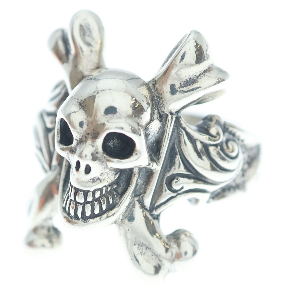 BEAMS 別注 EXCLUSIVE Crossbones Skull Ring クロスボーン スカルリング 指輪 21号 Aランク