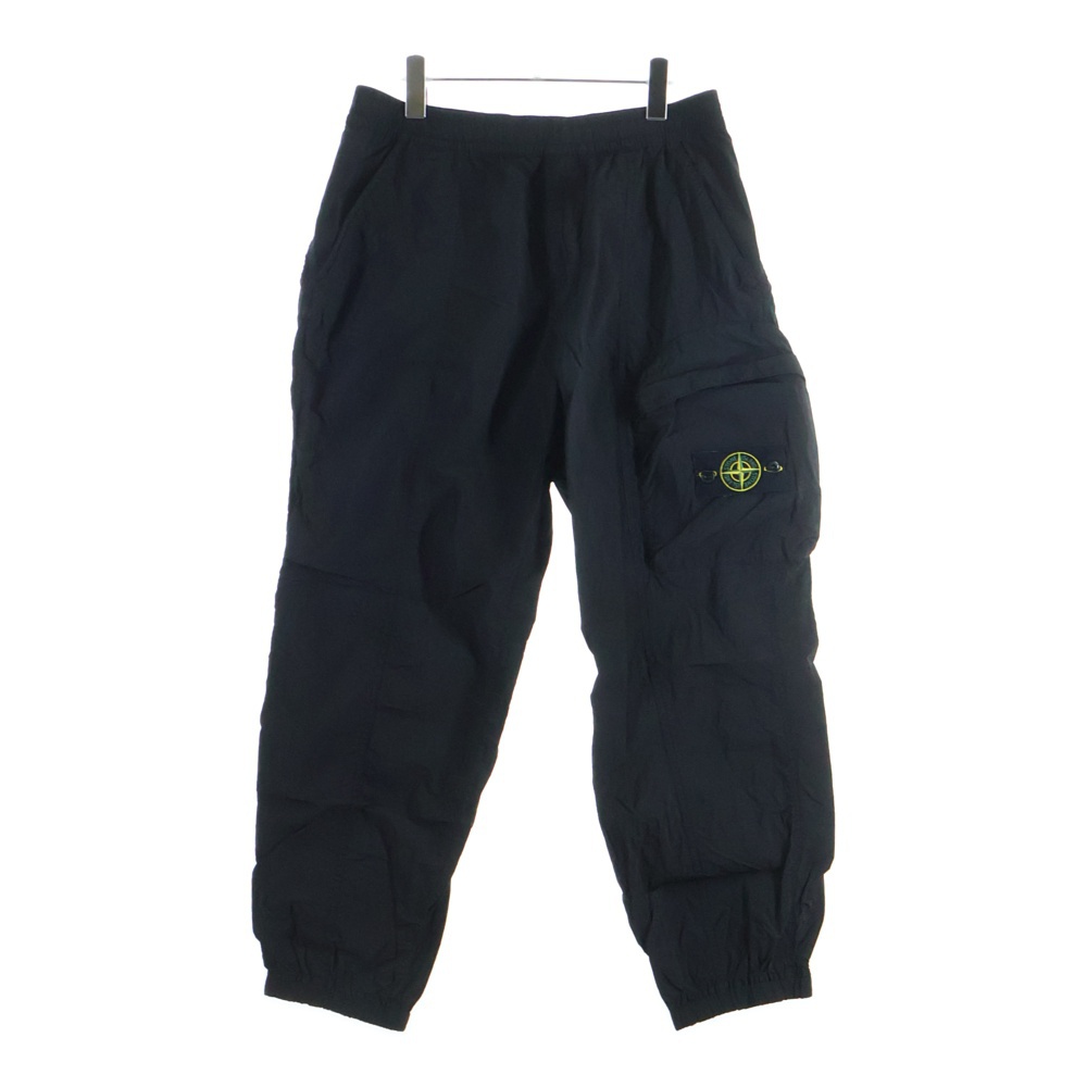 NYLON METAL PANTS ワッペンロゴ ナイロンメタル カーゴパンツ ブラック K1S153100006S0019 Aランク
