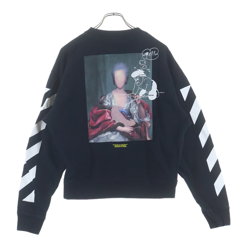 DIAG OVER SWEATSHIRT ダイアグ オーバー スウェットシャツ 長袖トレーナー ブラック OMBA035E19E3005 Bランク