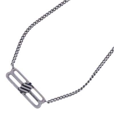 BB ICON ネックレス ペンダント チェーン シルバー 696223 Bランク