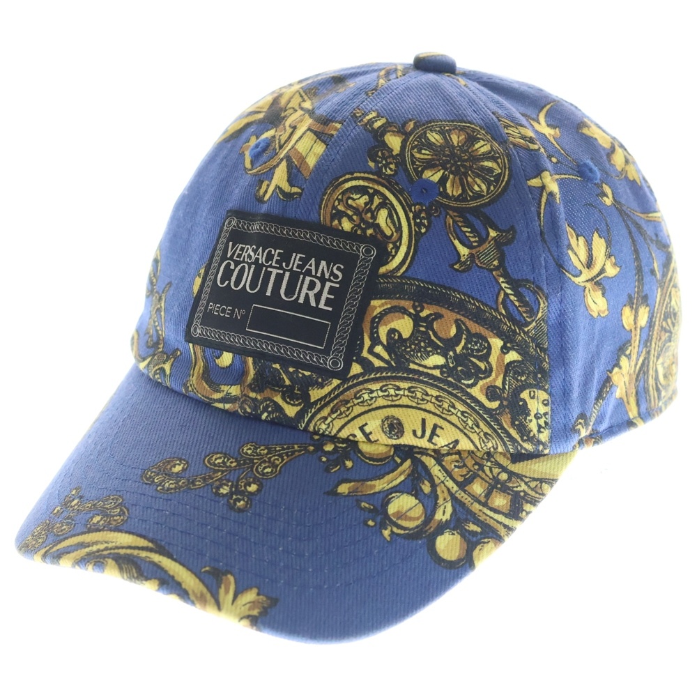 Baroque Print Baseball Cap バロックプリント キャップ ブルー 71YAZK18 Bランク