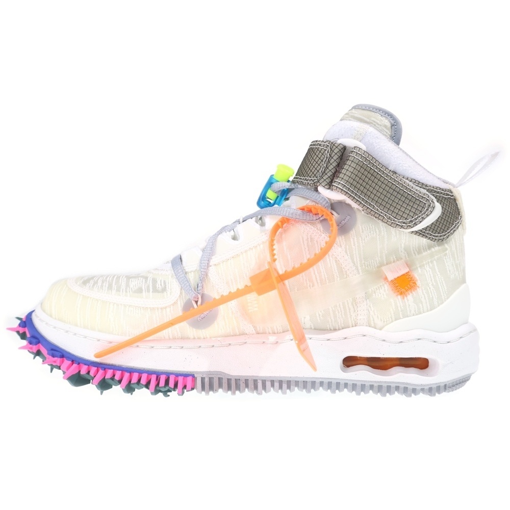 ×OFF-WHITE AIR FORCE 1 MID SP DO6290-100 オフホワイト エアフォース1 ミッドカットスニーカー ホワイト Sランク