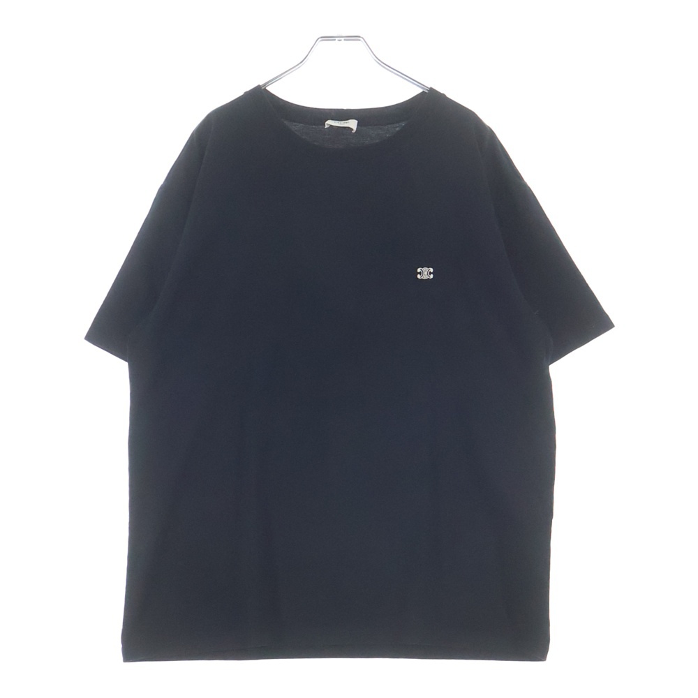 スモールトリオンフ刺繍 半袖Tシャツ カットソー レディース ブラック 2X04I671Q Bランク