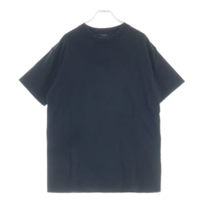 21AW LVデボス エンボスロゴ クルーネック 半袖Tシャツ カットソー ブラック RM212 NPG HLY64W Bランク