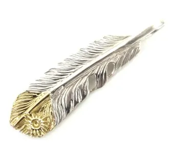 先金フェザーペンダントトップ