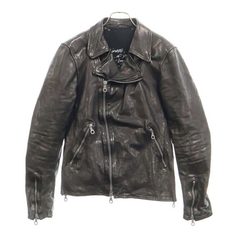 ×グラム別注 カウレザー ダブルライダースジャケット