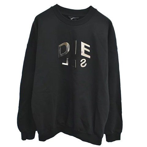 K-LEDGER KNITWEARニット切替ニットジップアップパーカー