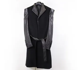 パワーショルダースリットデザインコート