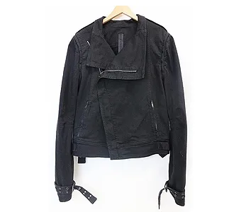 ベルト付ライダースジャケット