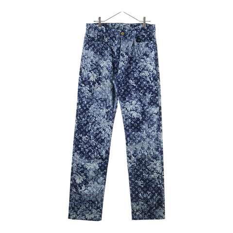 21SS モノグラム タペストリー デニムパンツ