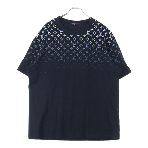24SS モノグラム グラディエント クルーネック 半袖Tシャツ カットソー