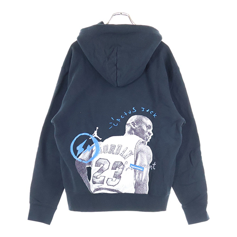 ×JORDAN×CACTUS JACK×FRAGMENT 両面プリント プルオーバーパーカー