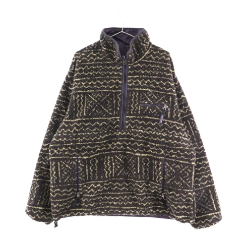 90S 95年製 リバーシブル グリセード ハーフジッププルオーバー フリースジャケット