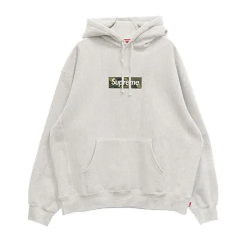 23AW Box Logo Hooded Sweatshirt Ash grey camo