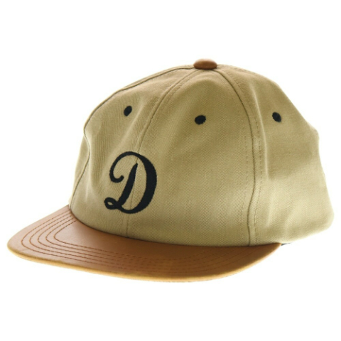 ツートーンレザー キャップ