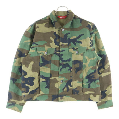 25AW Jacquard Logos Denim Trucker Jacket