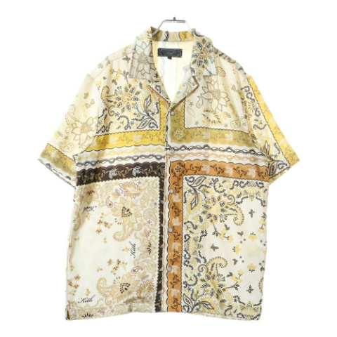 25SS パネルバンダナ トンプソン キャンプカラー 半袖シャツ