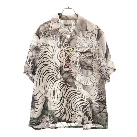 22SS ×TIM LEHI HAWAIIAN SHIRT S/S 龍虎 ハワイアンシャツ