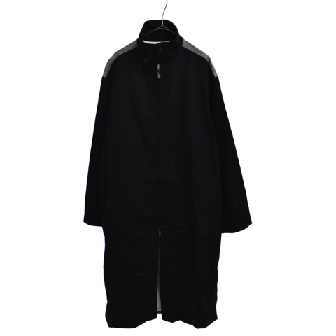 20AW 内田すずめ コットンバックプリントシャツロングコート