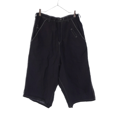 21SS コットン タイプライター シワ クロップド イージーパンツ