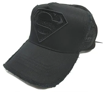 エストネーション別注 SUPERMAN ラインストーンキャップ