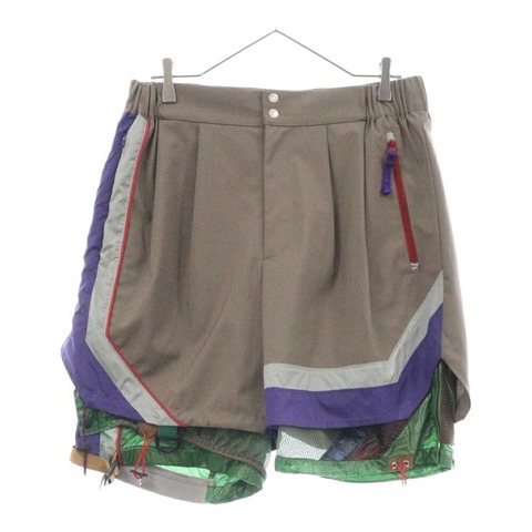 切替デザインショートパンツ