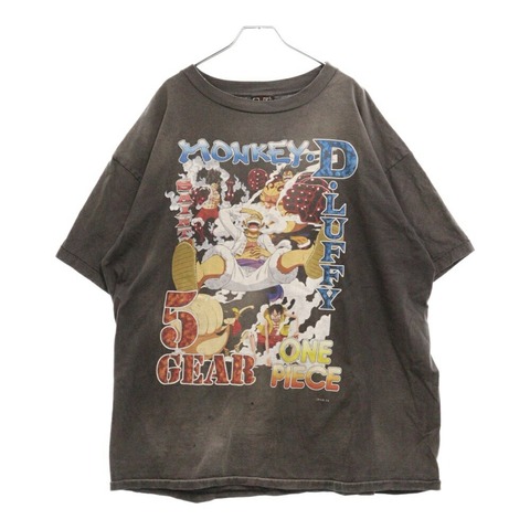 23AW ONE PIECE ヴィンテージ加工 モンキー・D・ルフィ 半袖Tシャツ