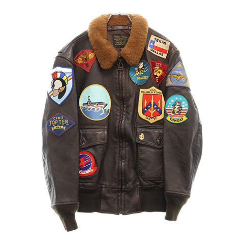 24FW G-1 トップガン ミリタリーレザージャケット