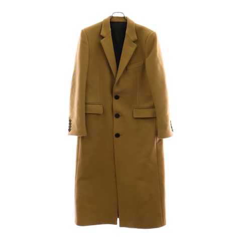 カシミアマキシ丈 ロングチェスターコート