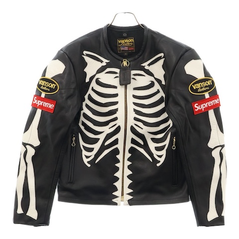 17AW×Vanson Leather Bones Jacket ボーンレザーレーシングジャケット
