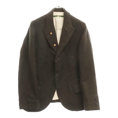 Blazer Jacket ウール リネン ブレザージャケット