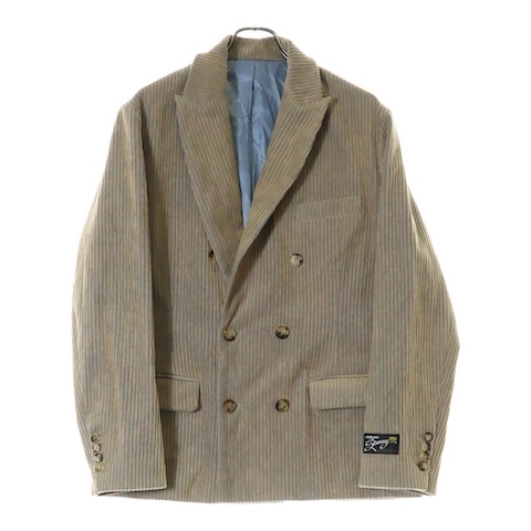 23AW MIX WALE CORDUROY DOUBLE BREASTED BLAZER ダブルブレステッド ブレザー
