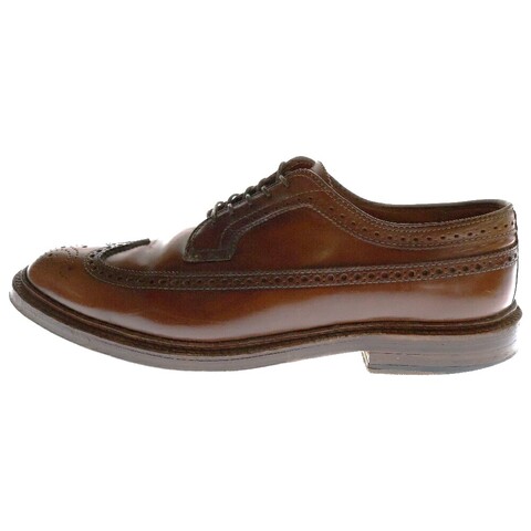 CITI SHOES別注 LWB ロングウイングチップ ブルーチャー コードバンレザーシューズ