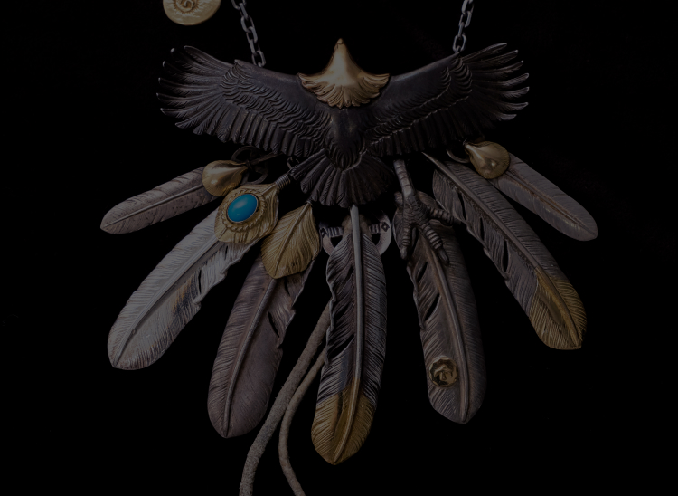 ゴローズ スプーン ハートホイールフェザー 角チェーンセット